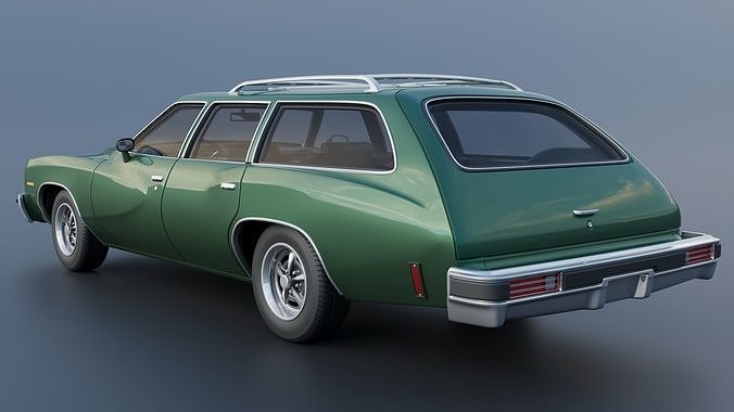 Pontiac LeMans Safari Wagon 1973 3D print model 4