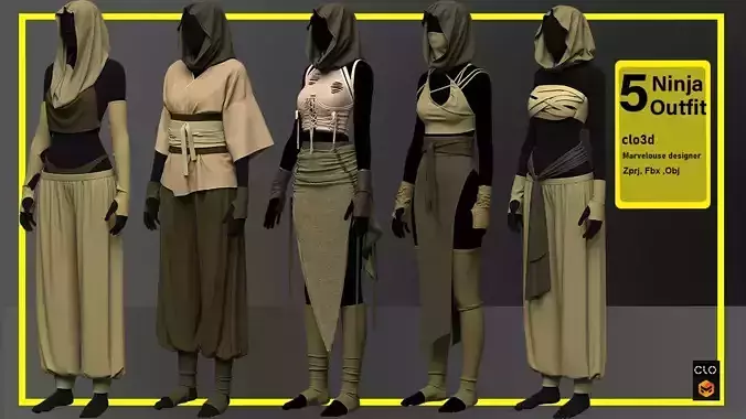 ninja 3D model