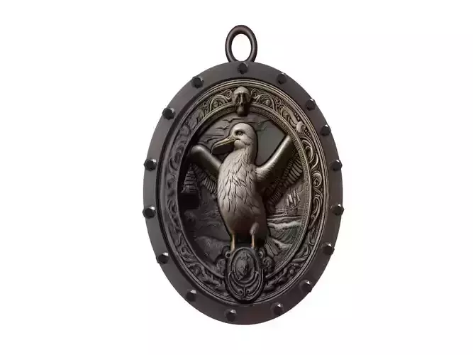 Albatross Animal Pendant