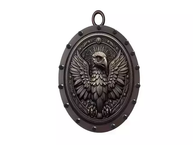 Harpy Eagle Animal Pendant