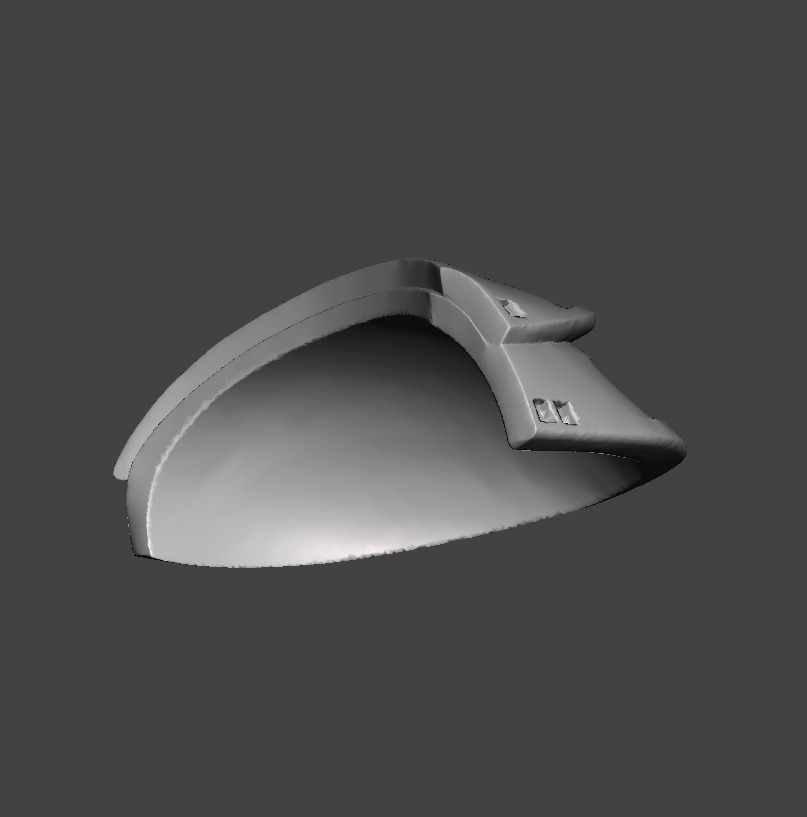 Predator 1987 Right Shoulder Armor  3D print model_5