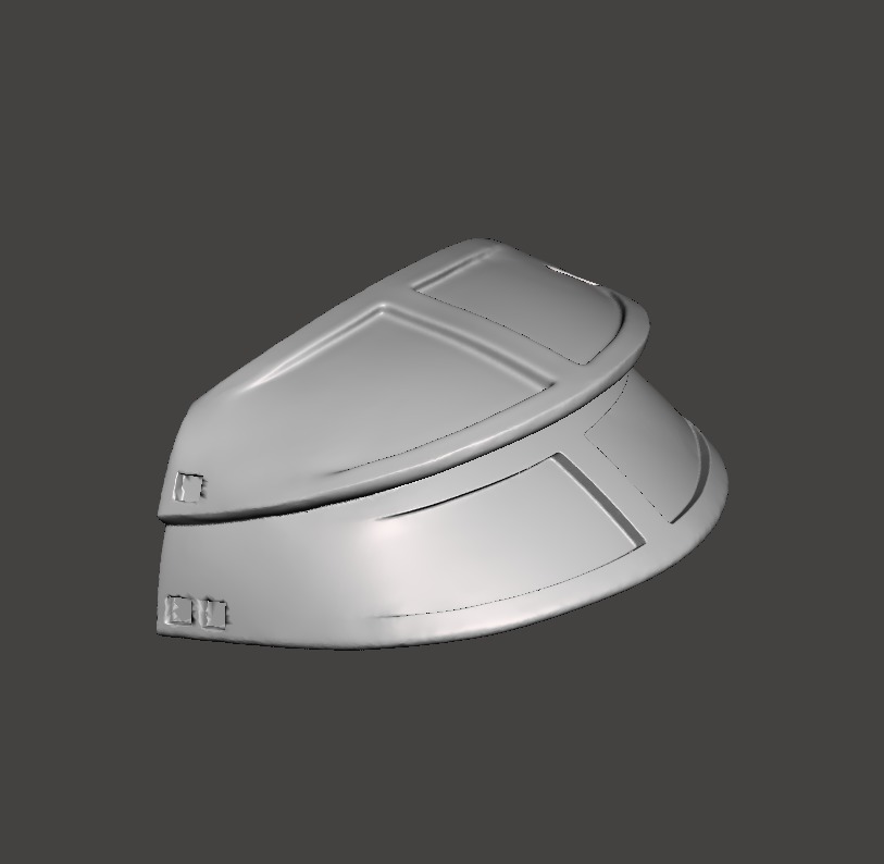 Predator 1987 Right Shoulder Armor  3D print model_9