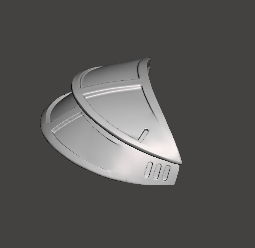 Predator 1987 Right Shoulder Armor  3D print model_2