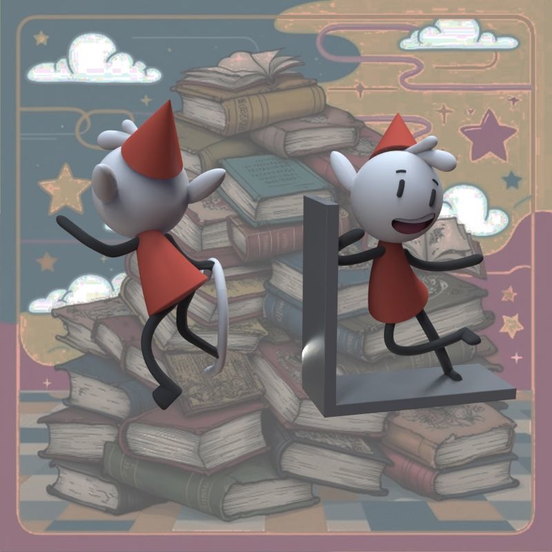 Alfur for ear and library 3D print model_17