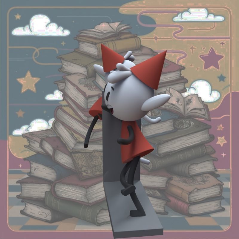 Alfur for ear and library 3D print model_48