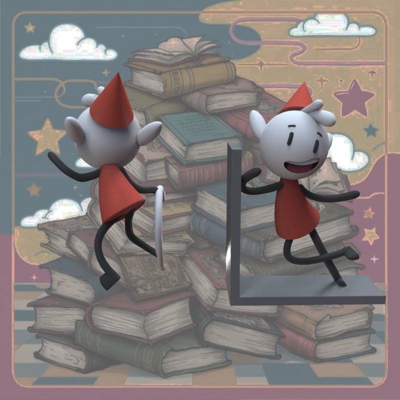 Alfur for ear and library 3D print model_46