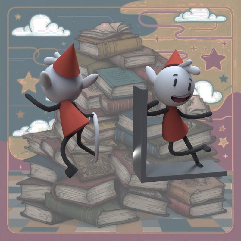 Alfur for ear and library 3D print model_16