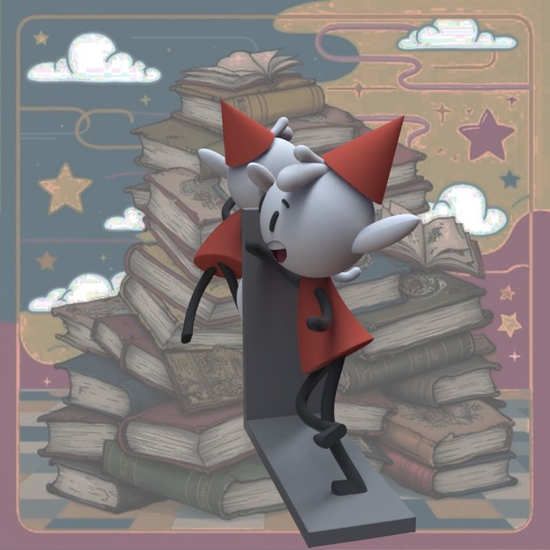 Alfur for ear and library 3D print model_34