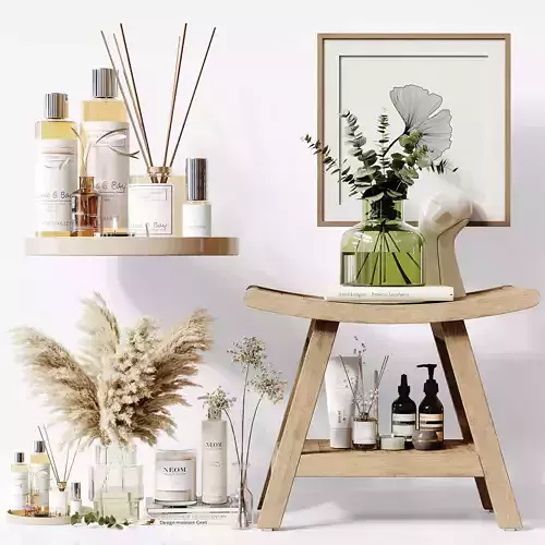 Wooden Bathroom Stools 12