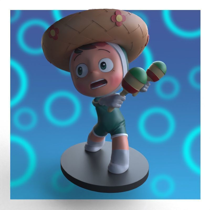 Babi from yumis cells fanart 3D print model_22