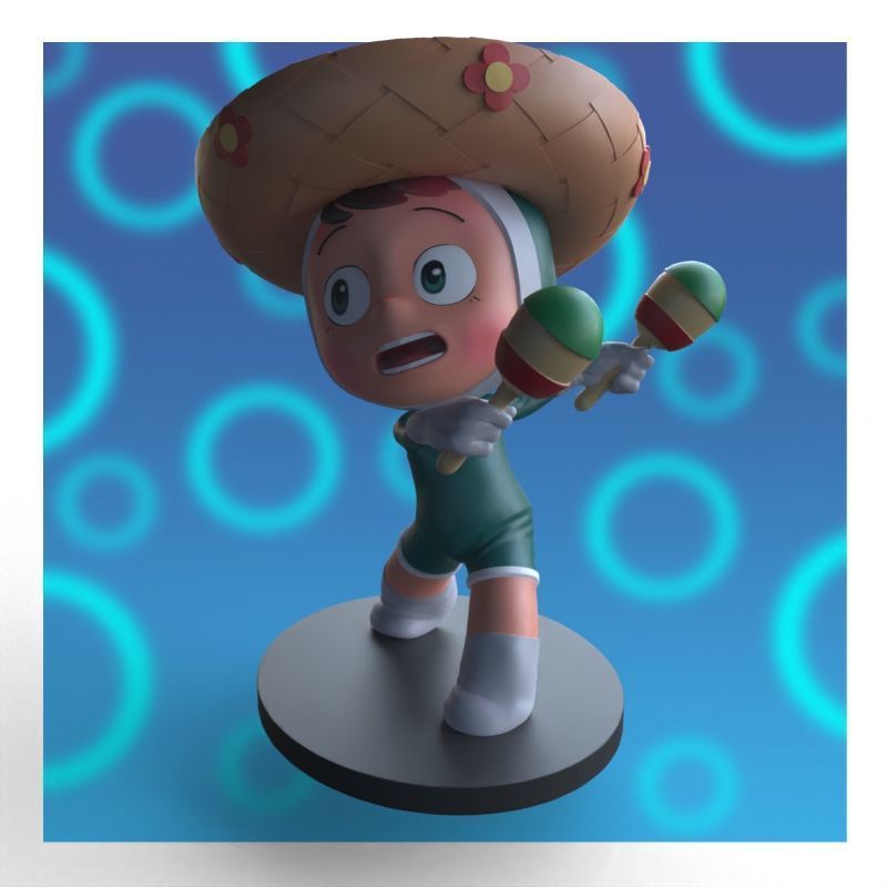 Babi from yumis cells fanart 3D print model_29