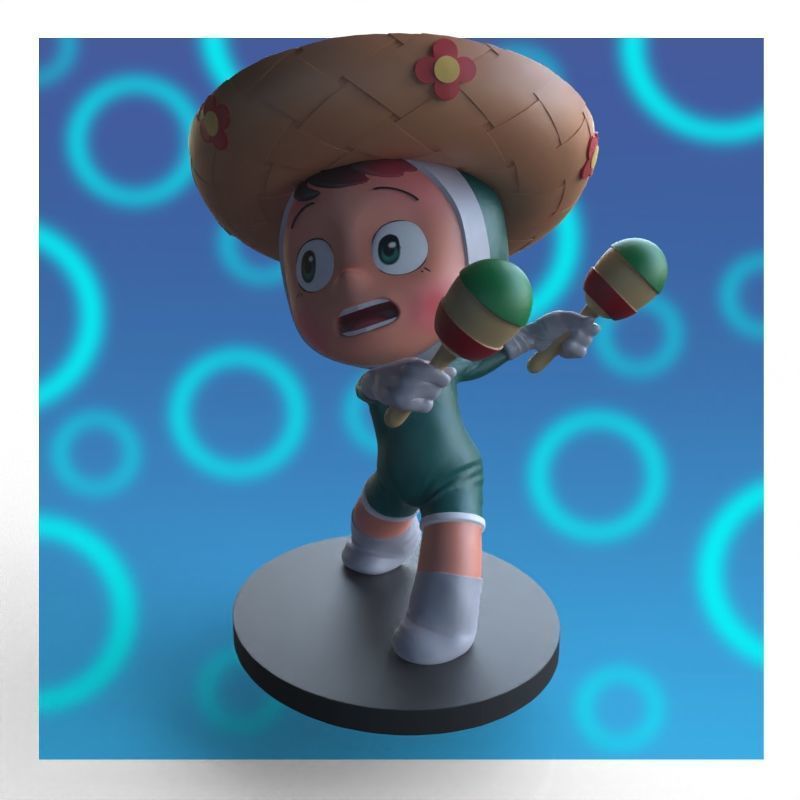 Babi from yumis cells fanart 3D print model_33