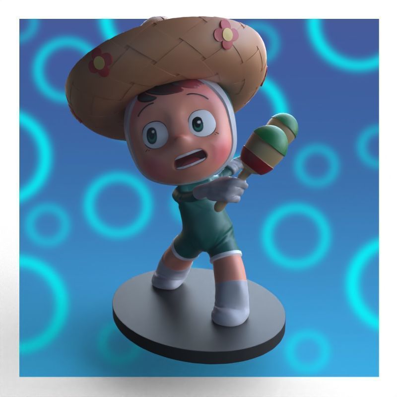 Babi from yumis cells fanart 3D print model_13