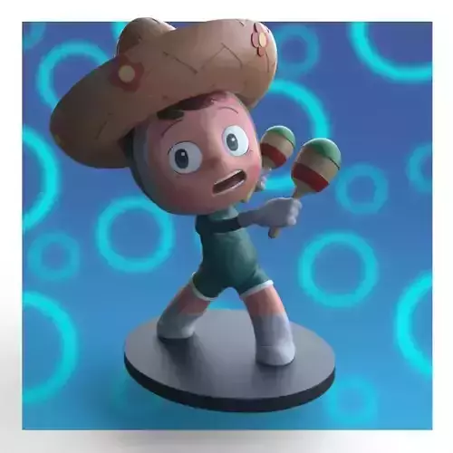 Babi from yumis cells fanart 3D print model