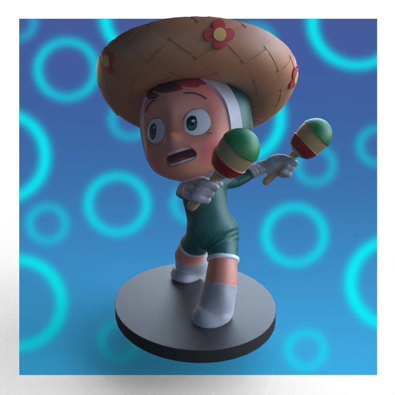 Babi from yumis cells fanart 3D print model_36