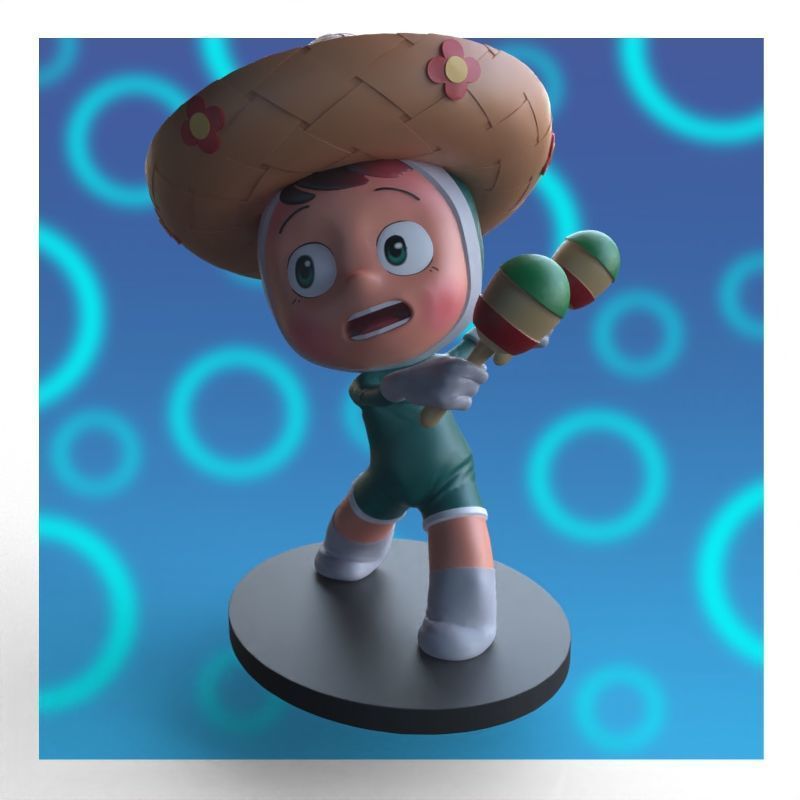 Babi from yumis cells fanart 3D print model_18
