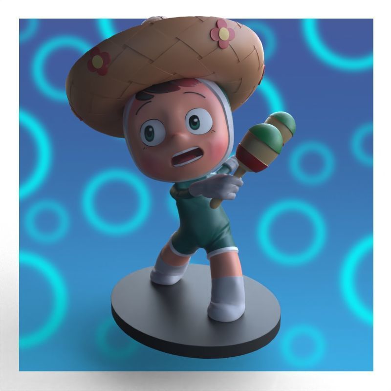 Babi from yumis cells fanart 3D print model_14