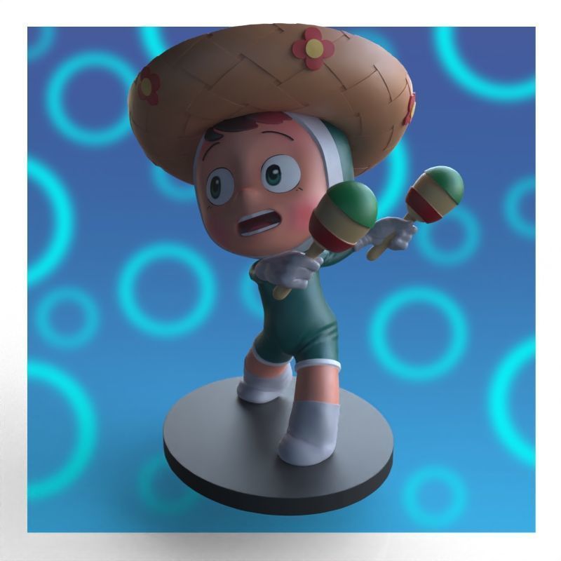 Babi from yumis cells fanart 3D print model_31