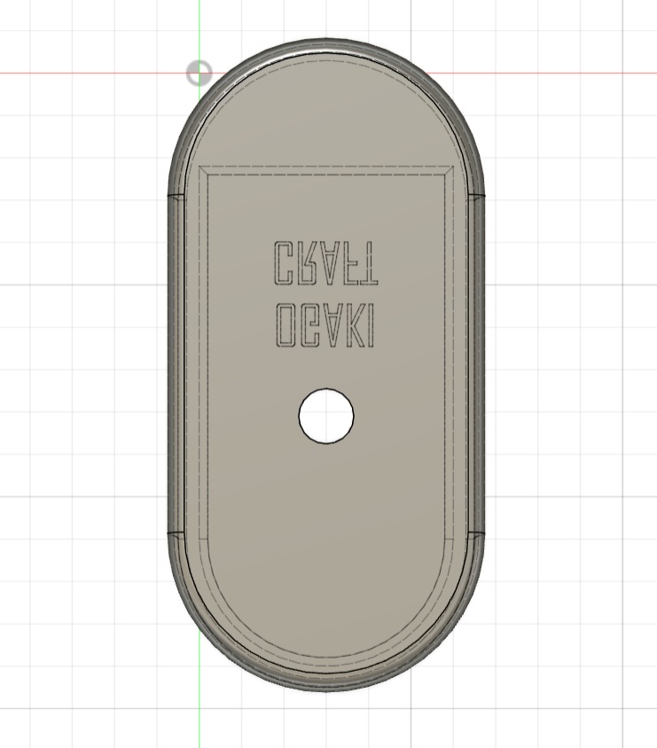 Magazine bumper for Desert Eagle by Tokyo Marui 3D print model_3