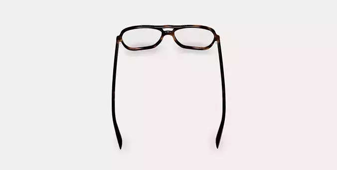 Carrick Eyeglasses in Cognac Tortoise
