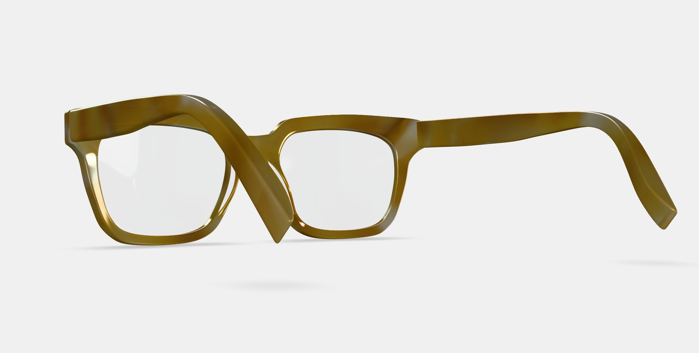 Winston Eyeglasses in Praline Tortoise 3D model_3