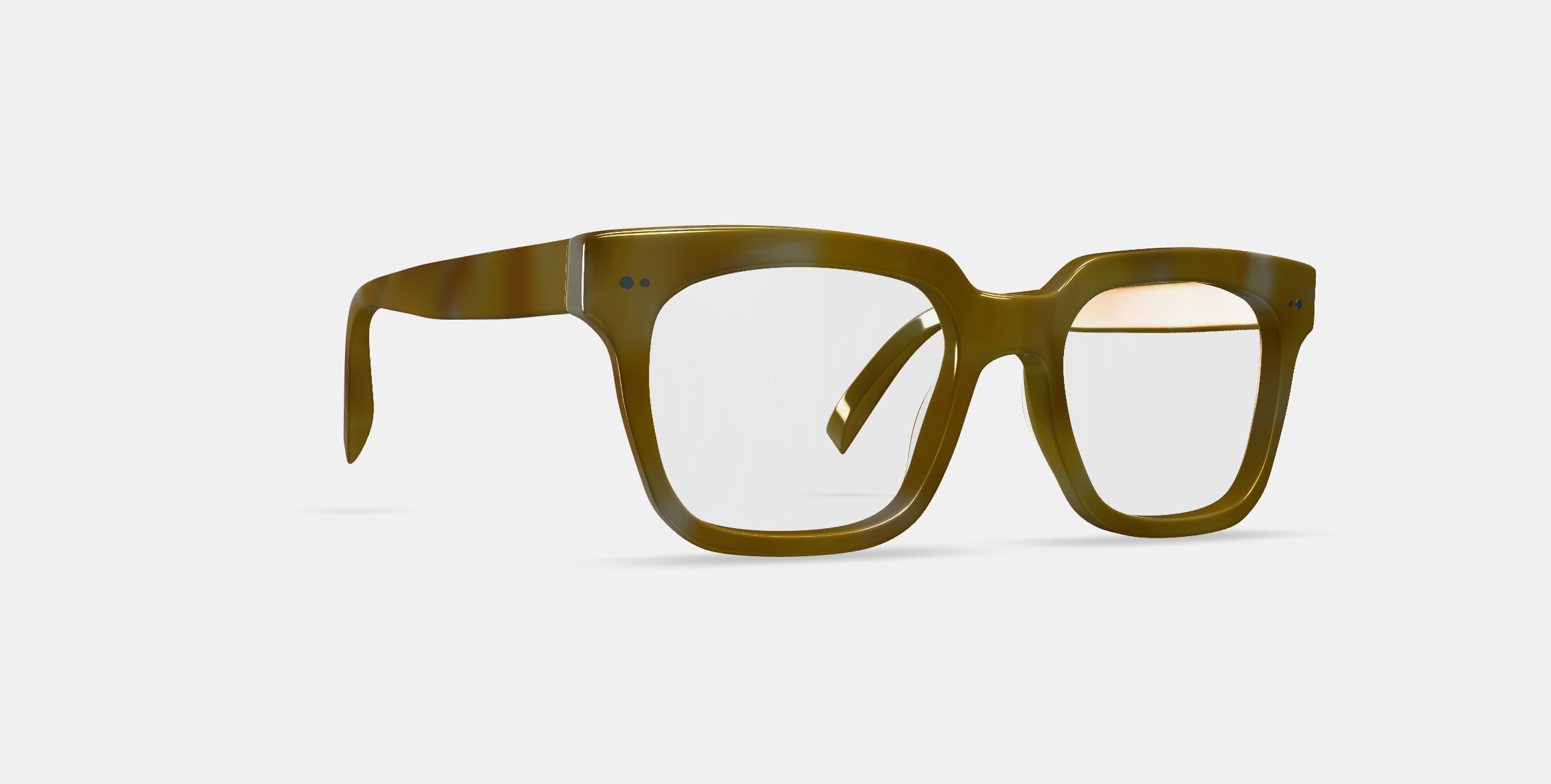 Winston Eyeglasses in Praline Tortoise 3D model_9
