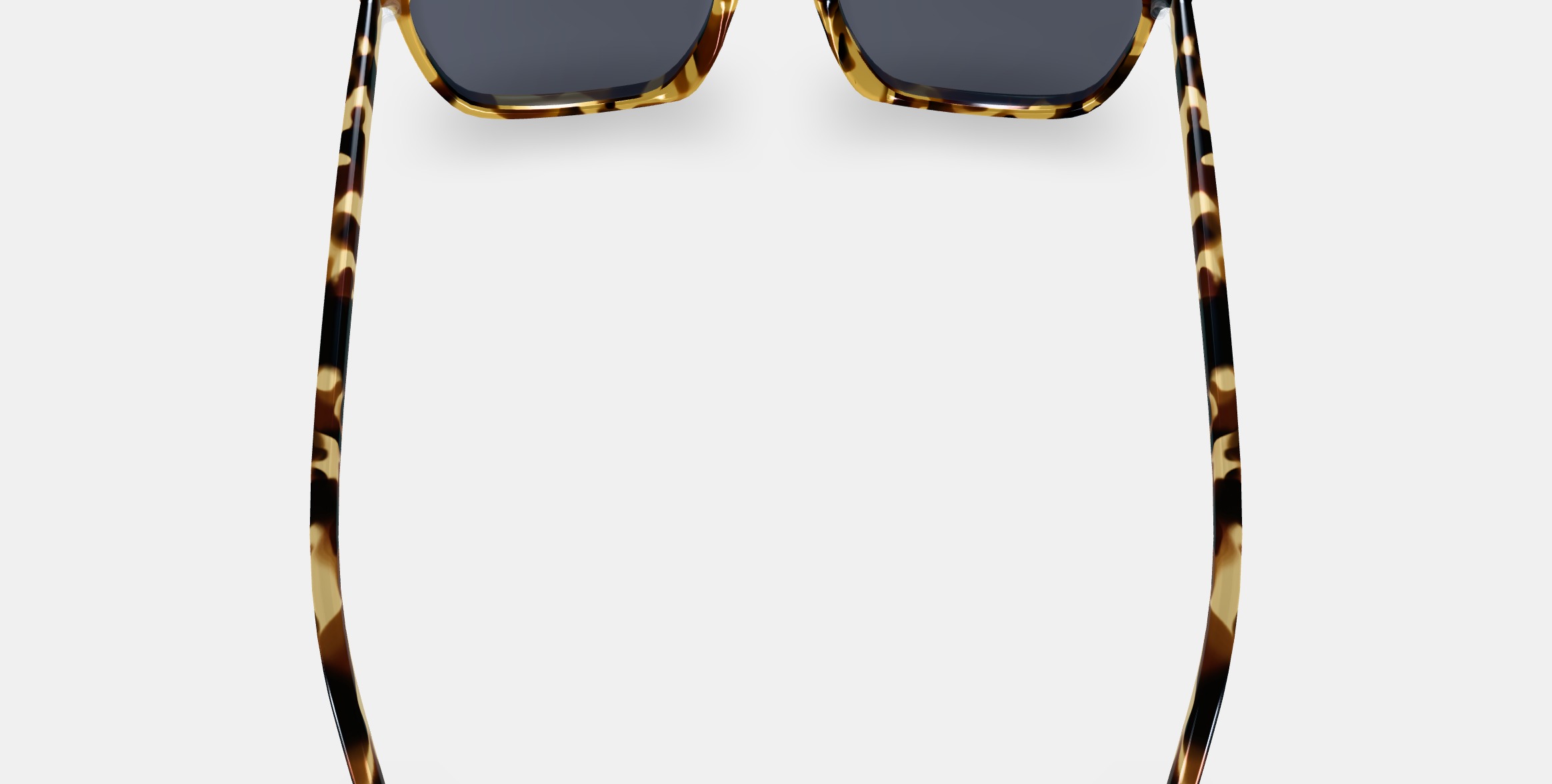 Sutton Sunglasses in Walnut Tortoise 3D model_4