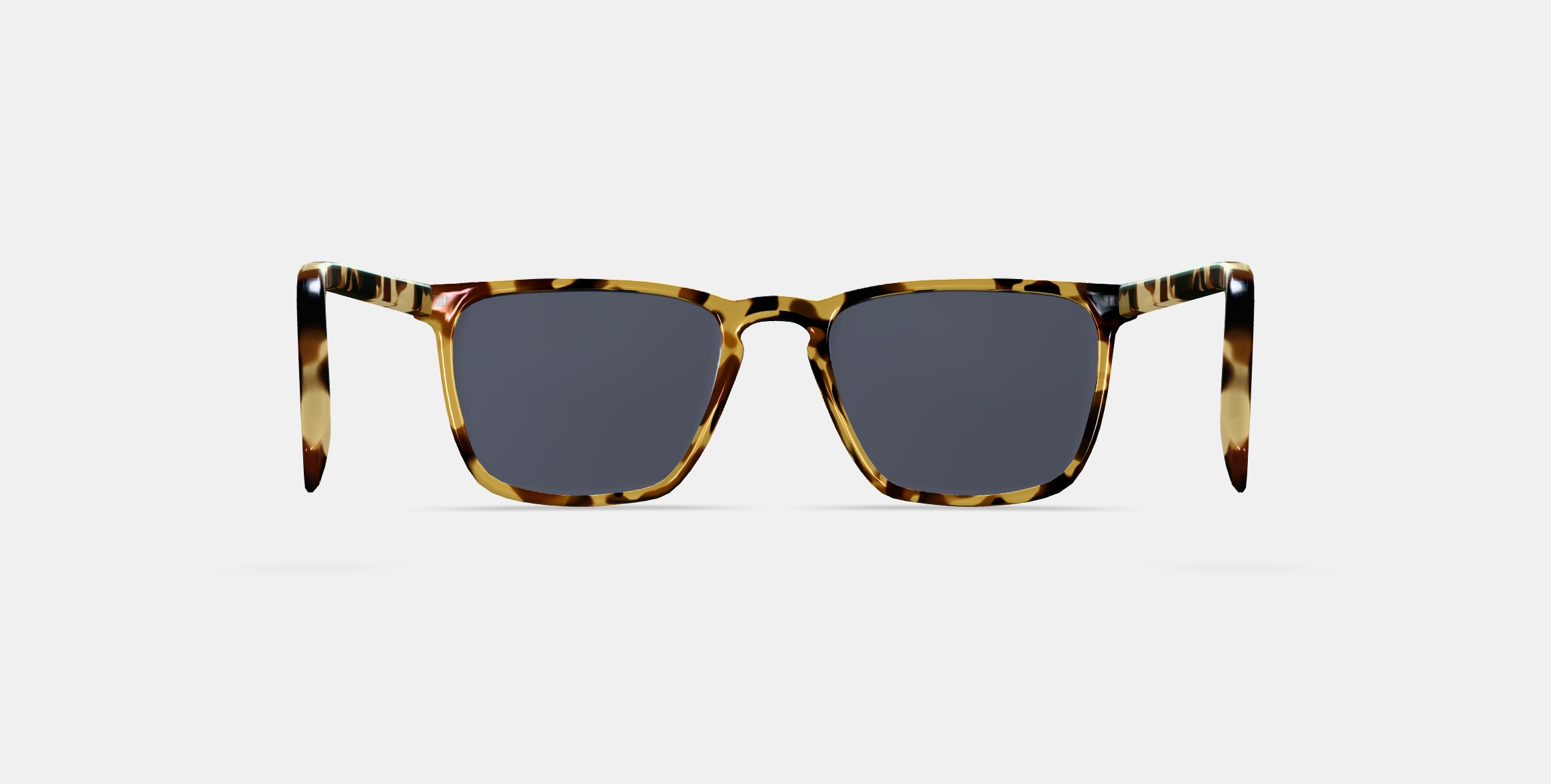 Sutton Sunglasses in Walnut Tortoise 3D model_15