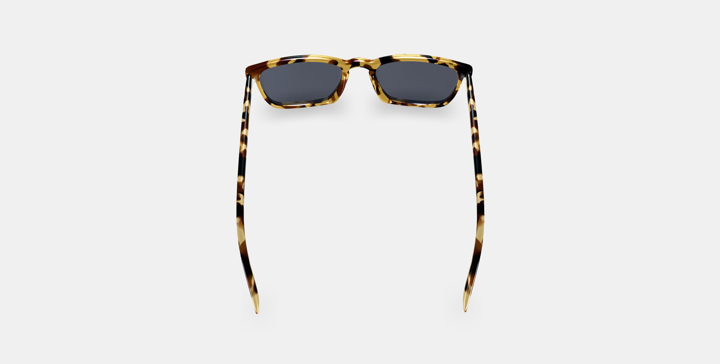 Sutton Sunglasses in Walnut Tortoise 3D model_3