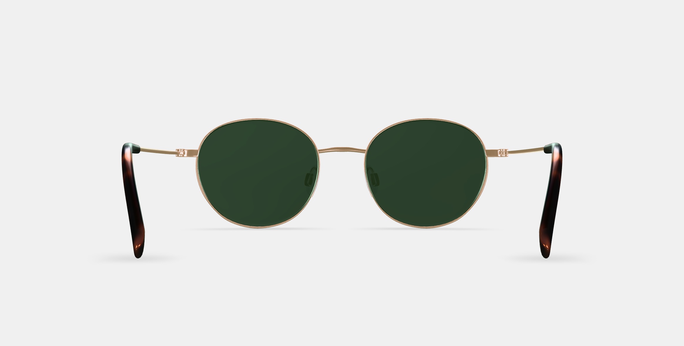 Merrick Sunglasses in Polished Gold 3D model_14
