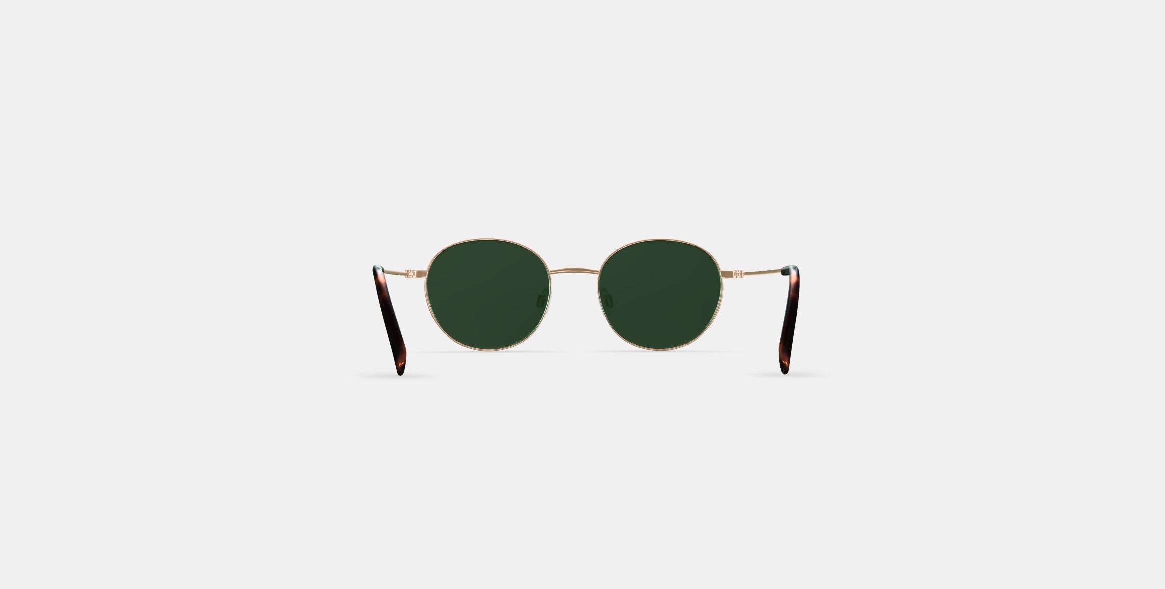 Merrick Sunglasses in Polished Gold 3D model_13