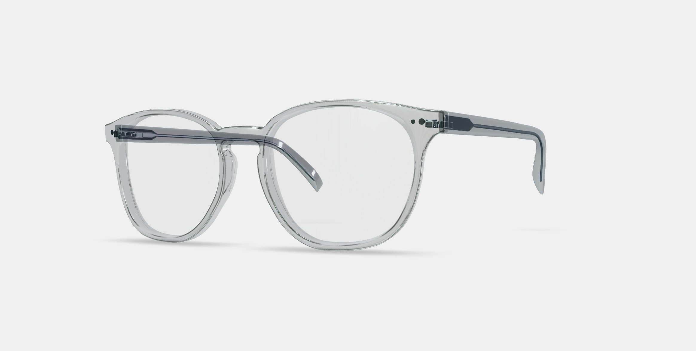 Carlton Eyeglasses in Crystal 3D model_13