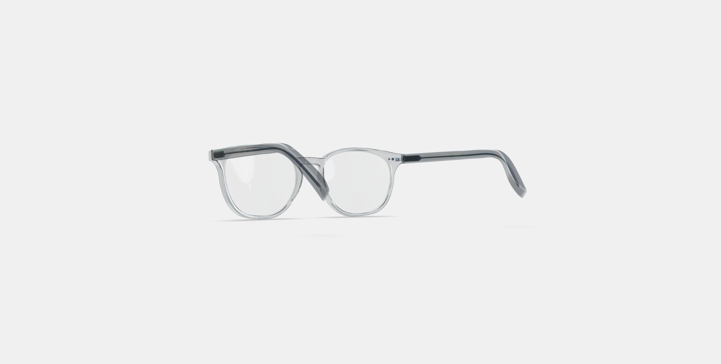 Carlton Eyeglasses in Crystal 3D model_16