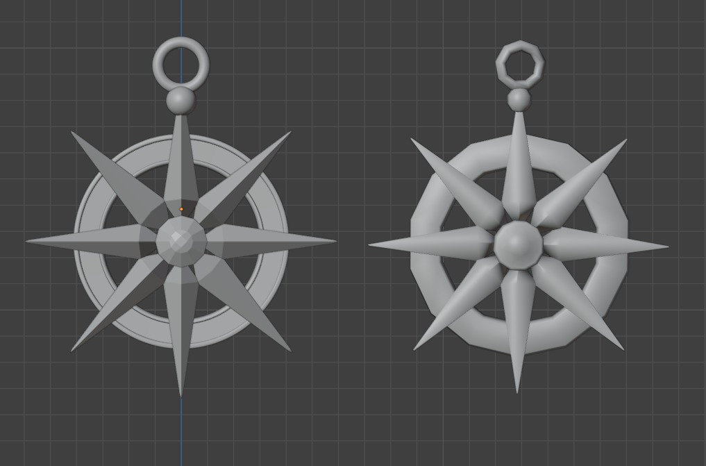 Game Accurate Gale Earring - Baldurs Gate 3 3D print model_7