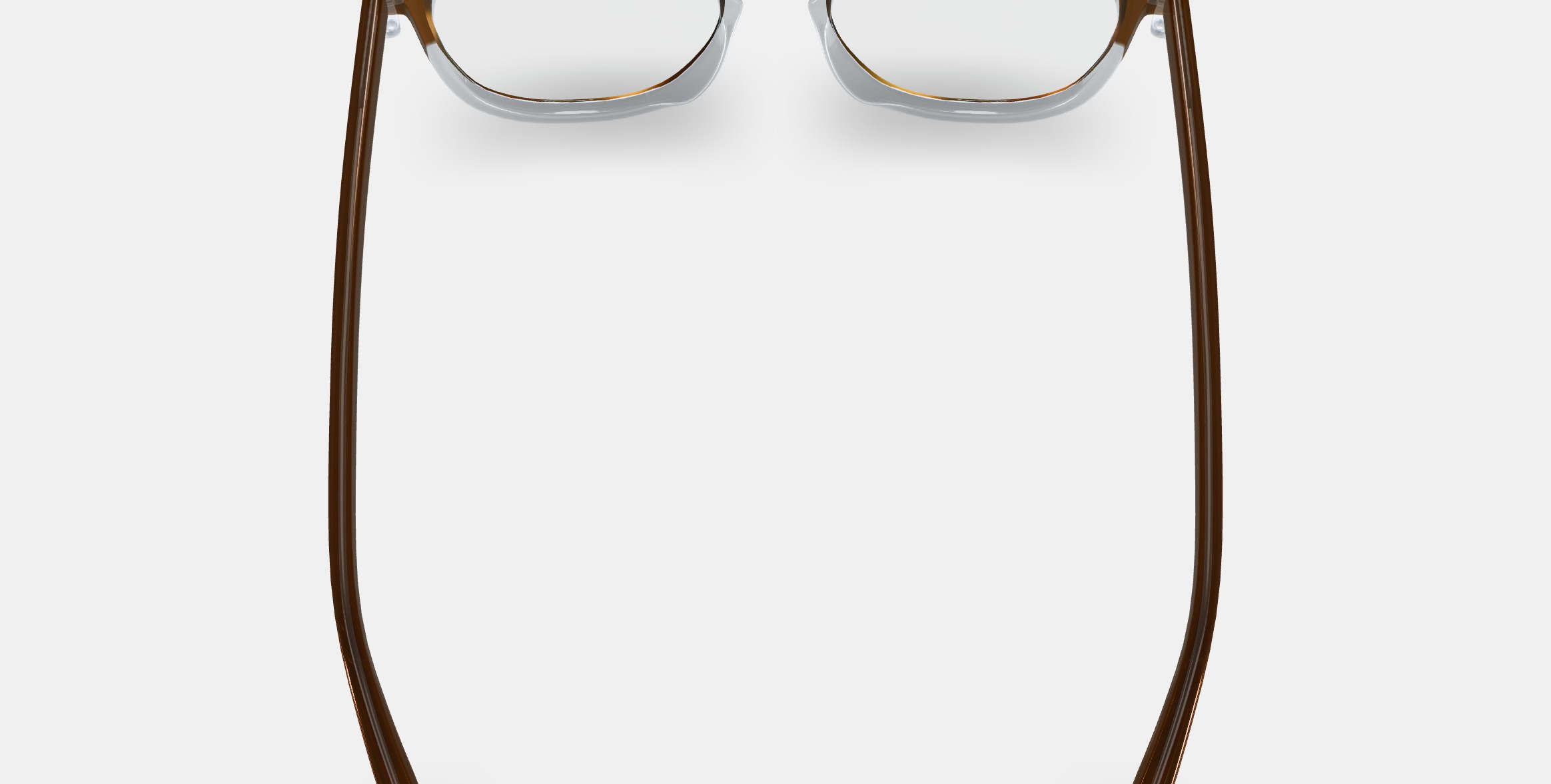 Carlton Eyeglasses in Nimbus Crystal with Cacao and Oak Barrel 3D model_5