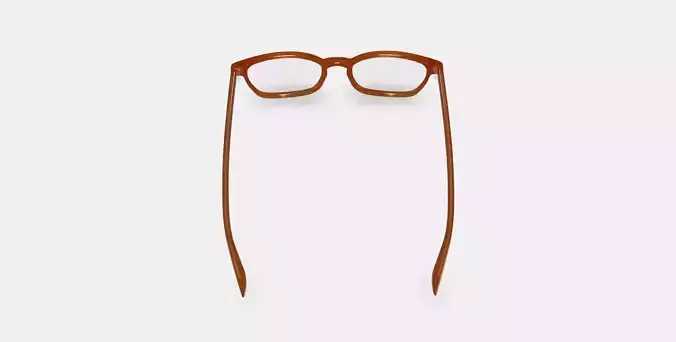Elias Eyeglasses in Cacao Crystal 3D model