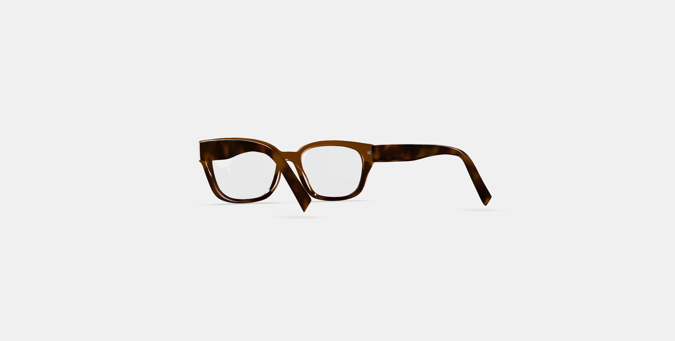 Wentworth Eyeglasses in Saddle Tortoise Fade 3D model_16
