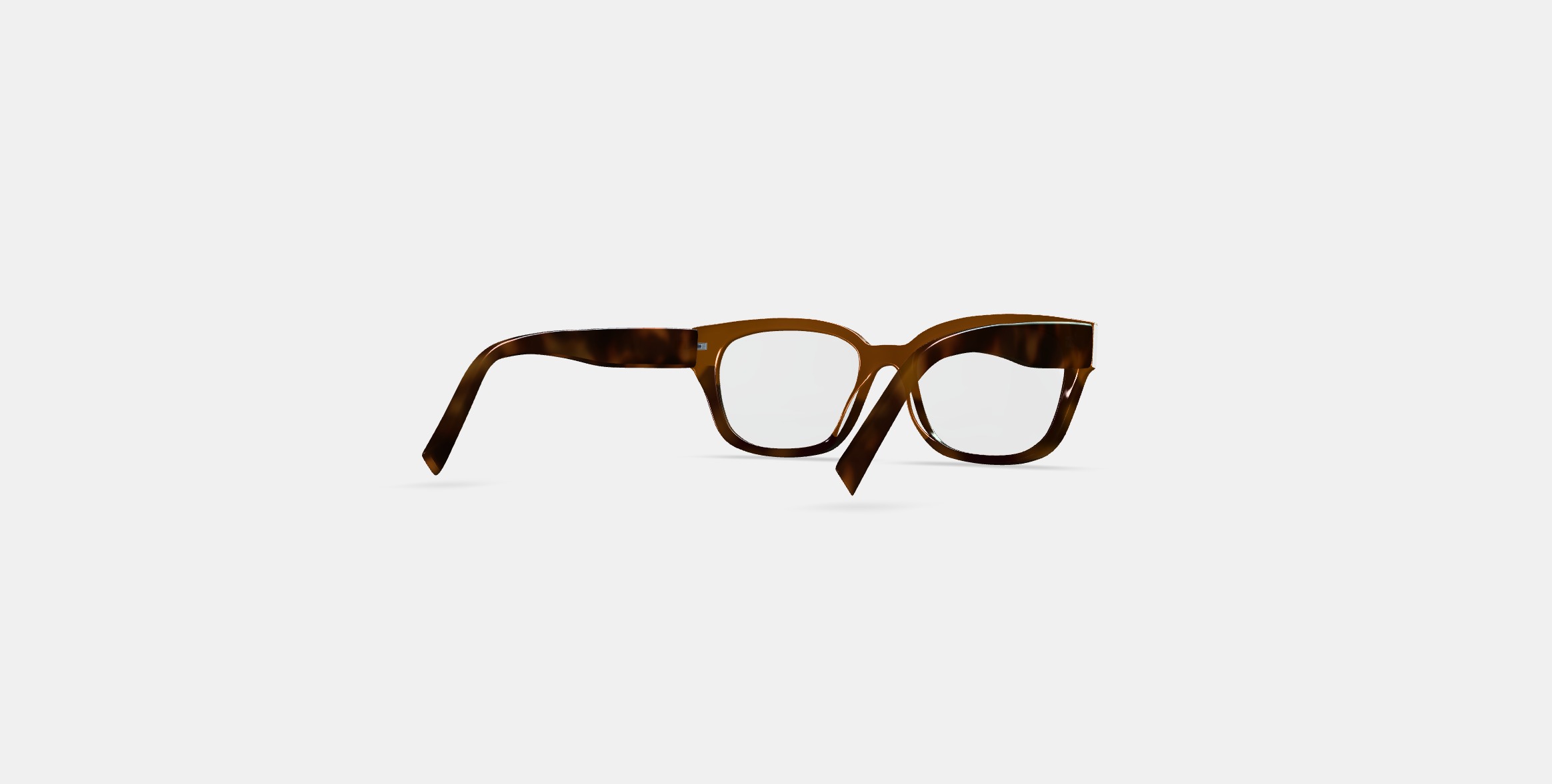 Wentworth Eyeglasses in Saddle Tortoise Fade 3D model_4
