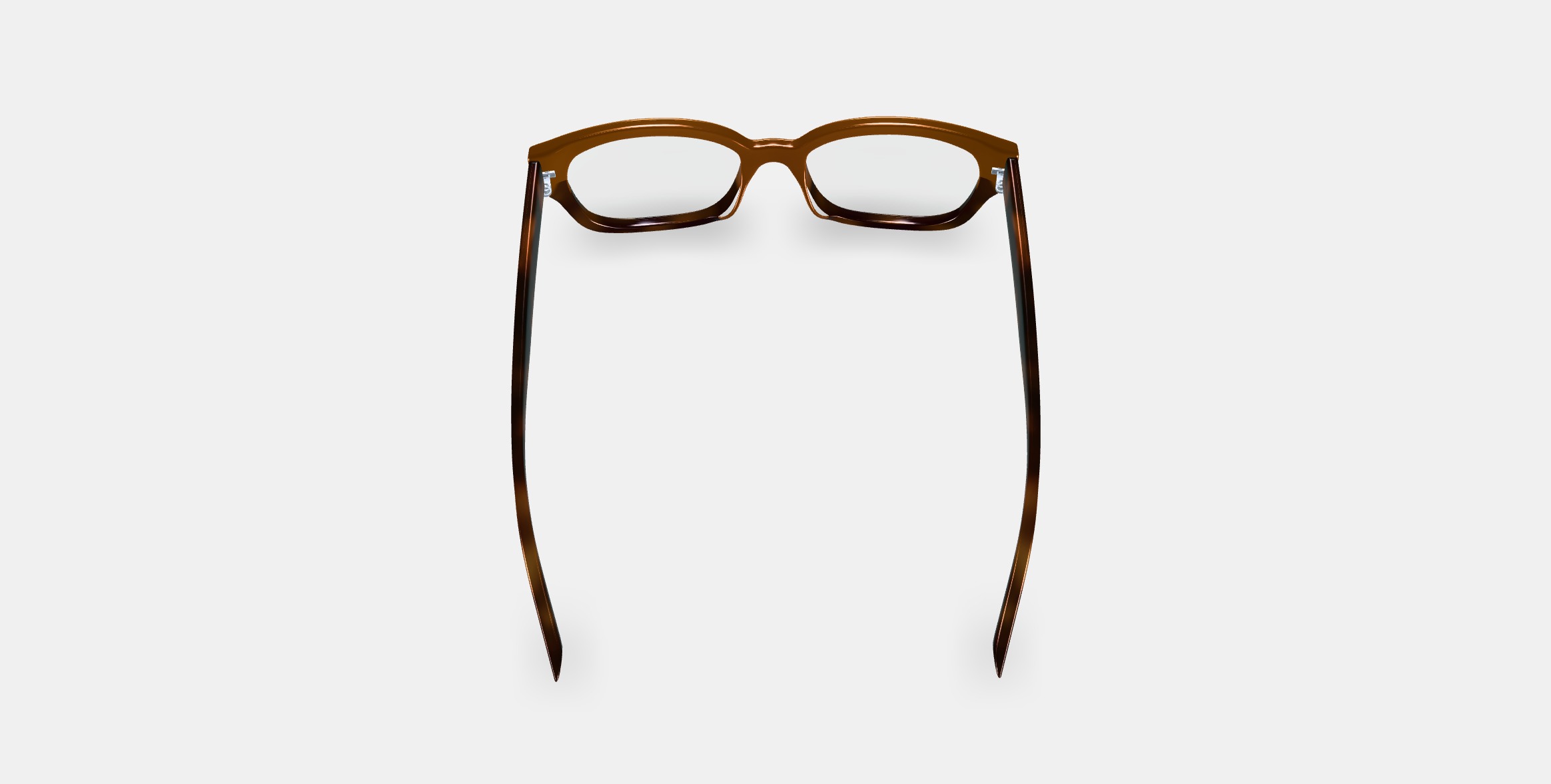 Wentworth Eyeglasses in Saddle Tortoise Fade 3D model_2