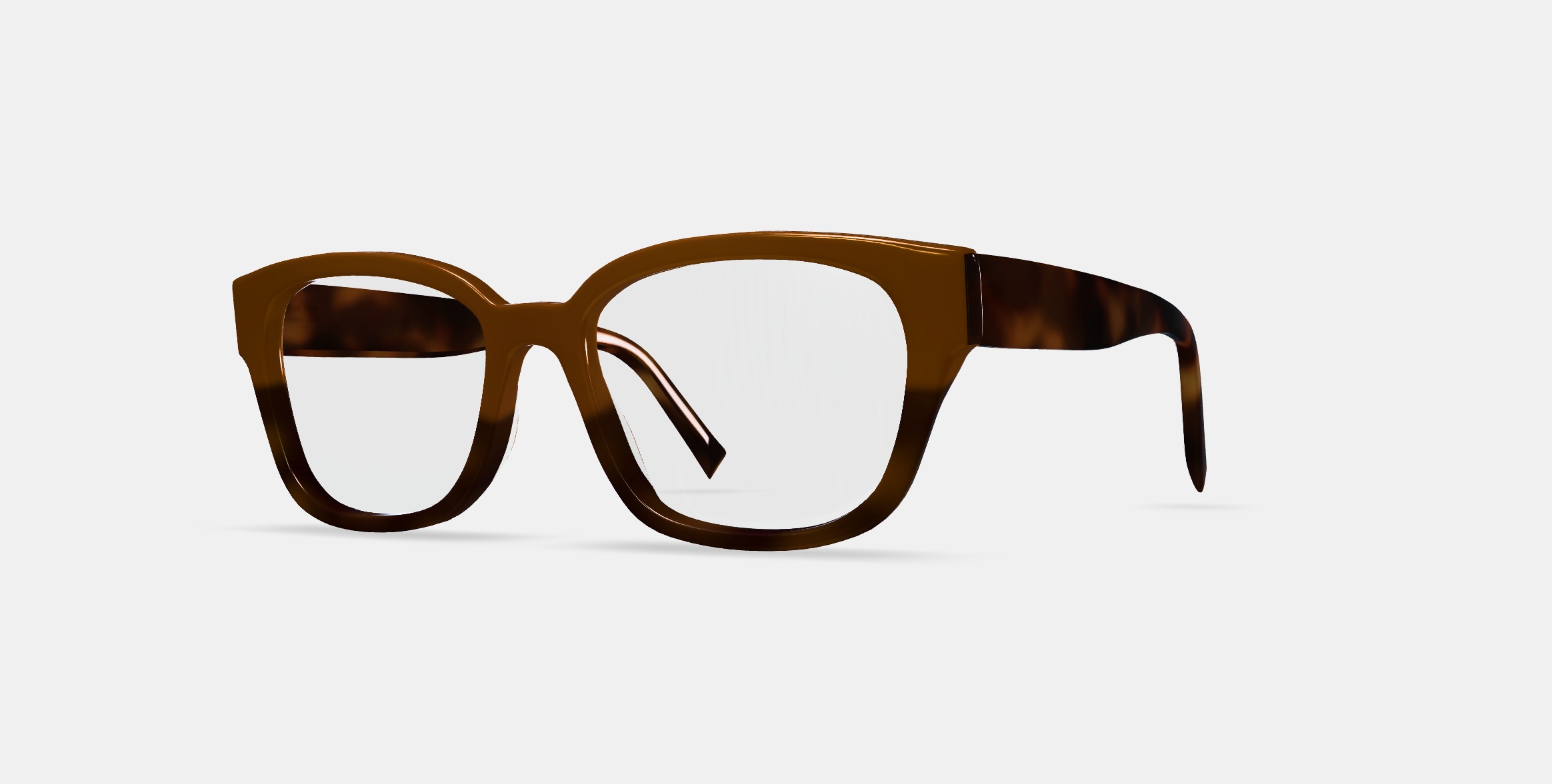 Wentworth Eyeglasses in Saddle Tortoise Fade 3D model_13