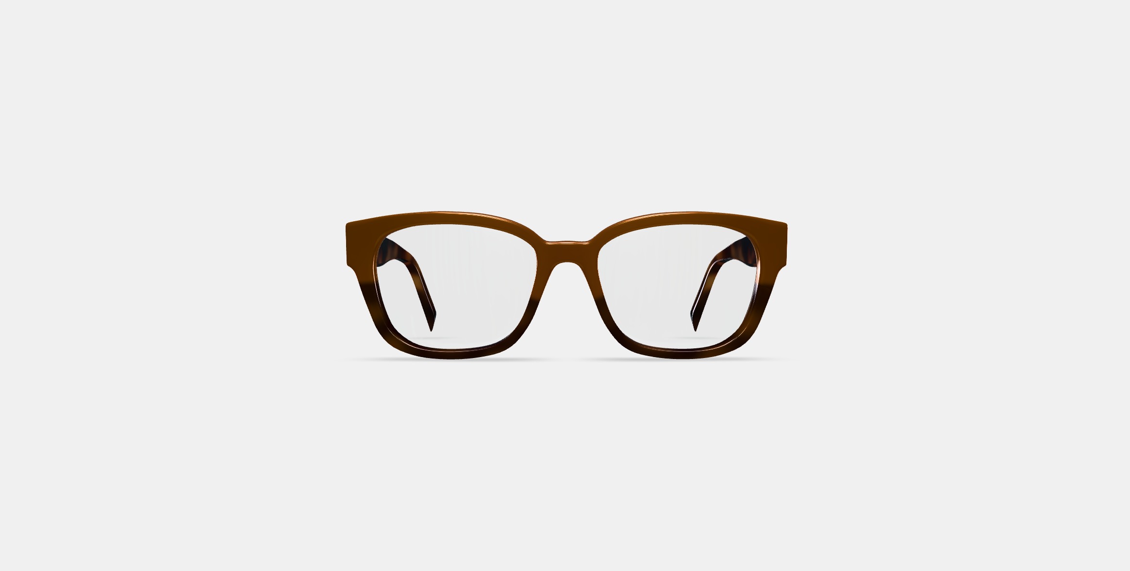 Wentworth Eyeglasses in Saddle Tortoise Fade 3D model_10