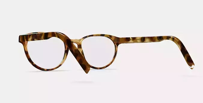 Whalen Low Bridge Fit Eyeglasses in Acorn Tortoise