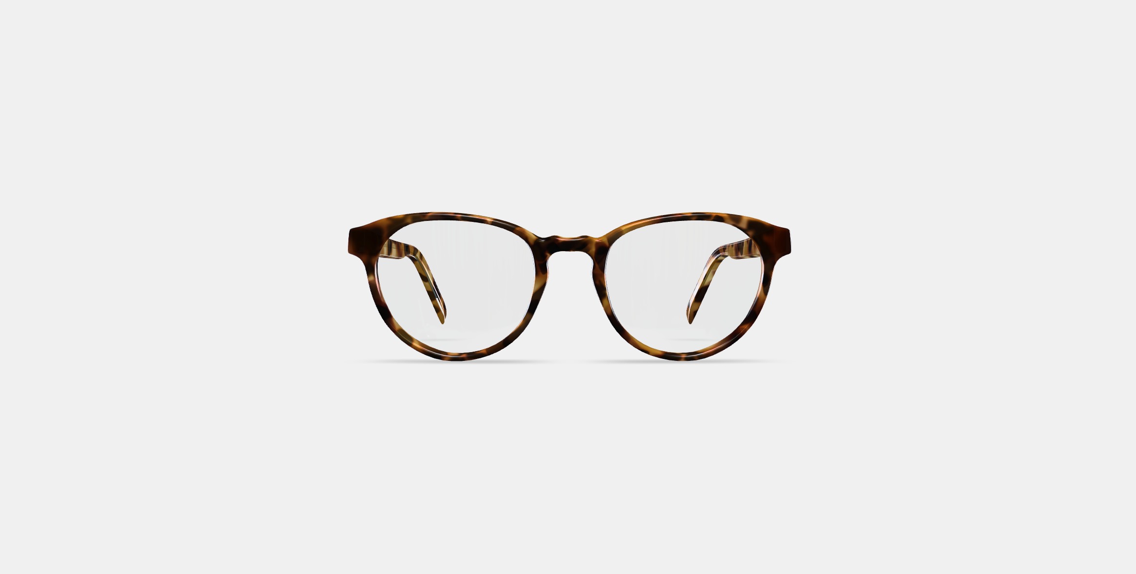 Whalen Low Bridge Fit Eyeglasses in Acorn Tortoise 3D model_10