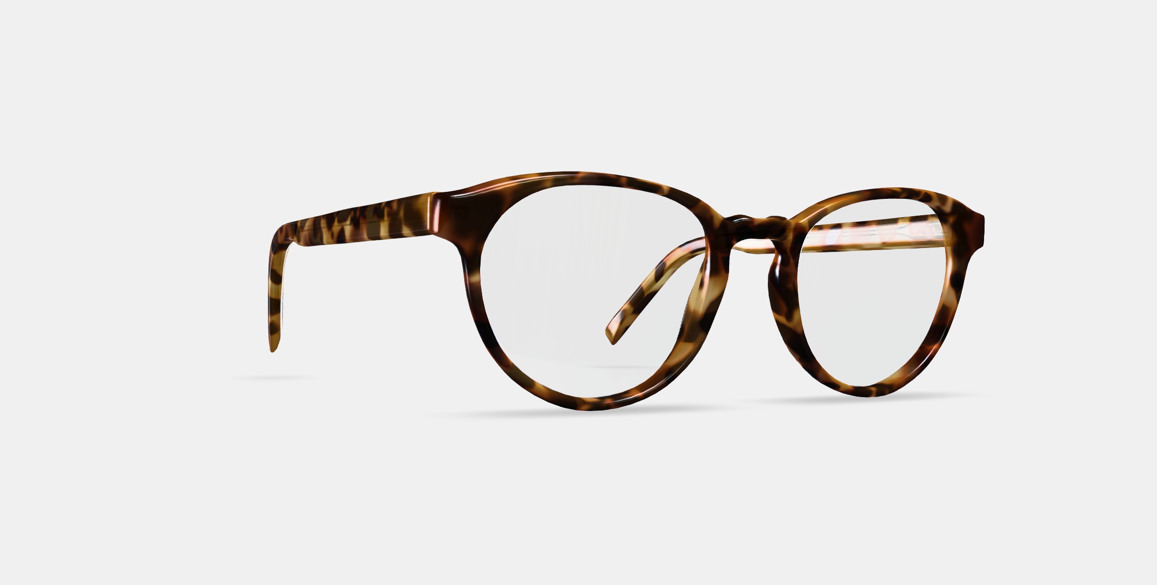 Whalen Low Bridge Fit Eyeglasses in Acorn Tortoise 3D model_9