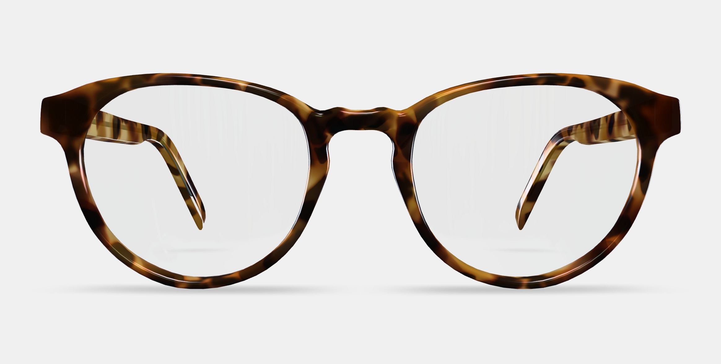 Whalen Low Bridge Fit Eyeglasses in Acorn Tortoise 3D model_11