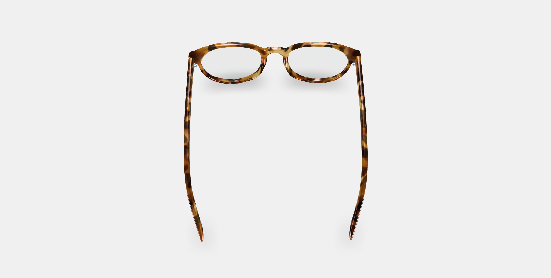 Whalen Low Bridge Fit Eyeglasses in Acorn Tortoise 3D model_2