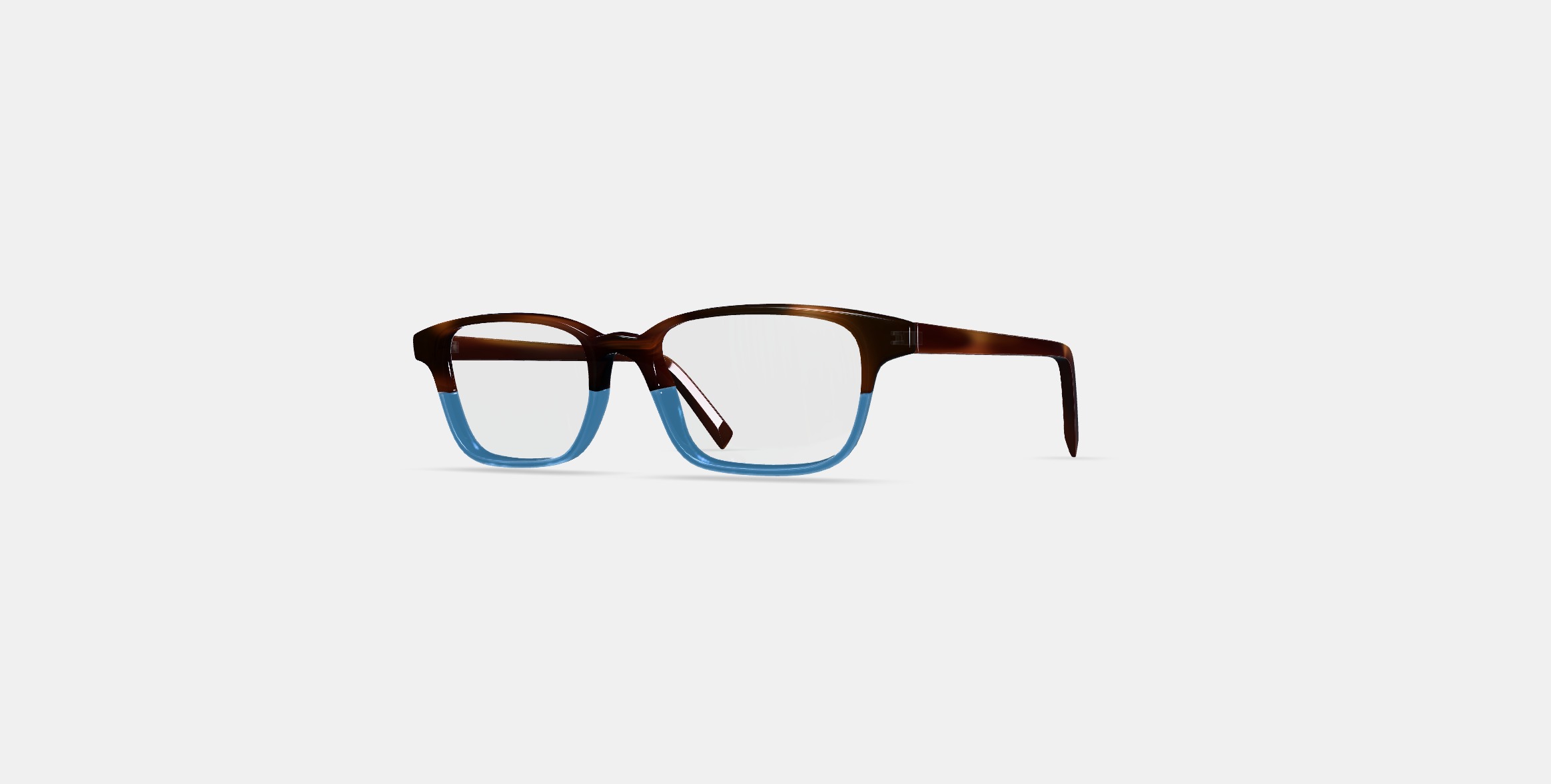 Crane Eyeglasses in Eastern Bluebird Fade 3D model_12