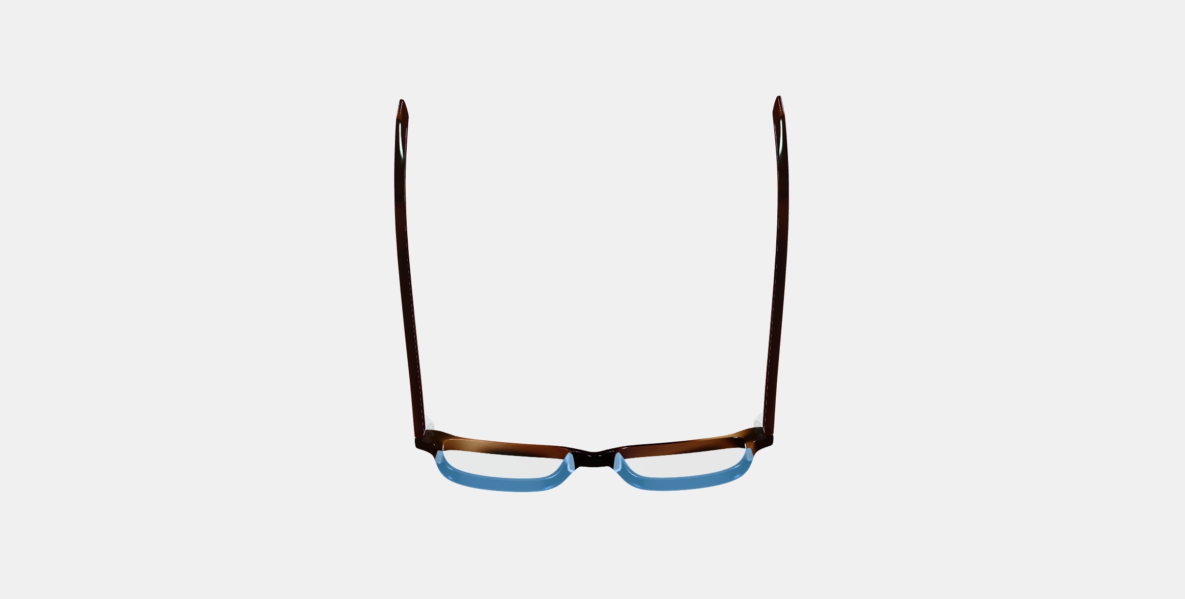 Crane Eyeglasses in Eastern Bluebird Fade 3D model_7