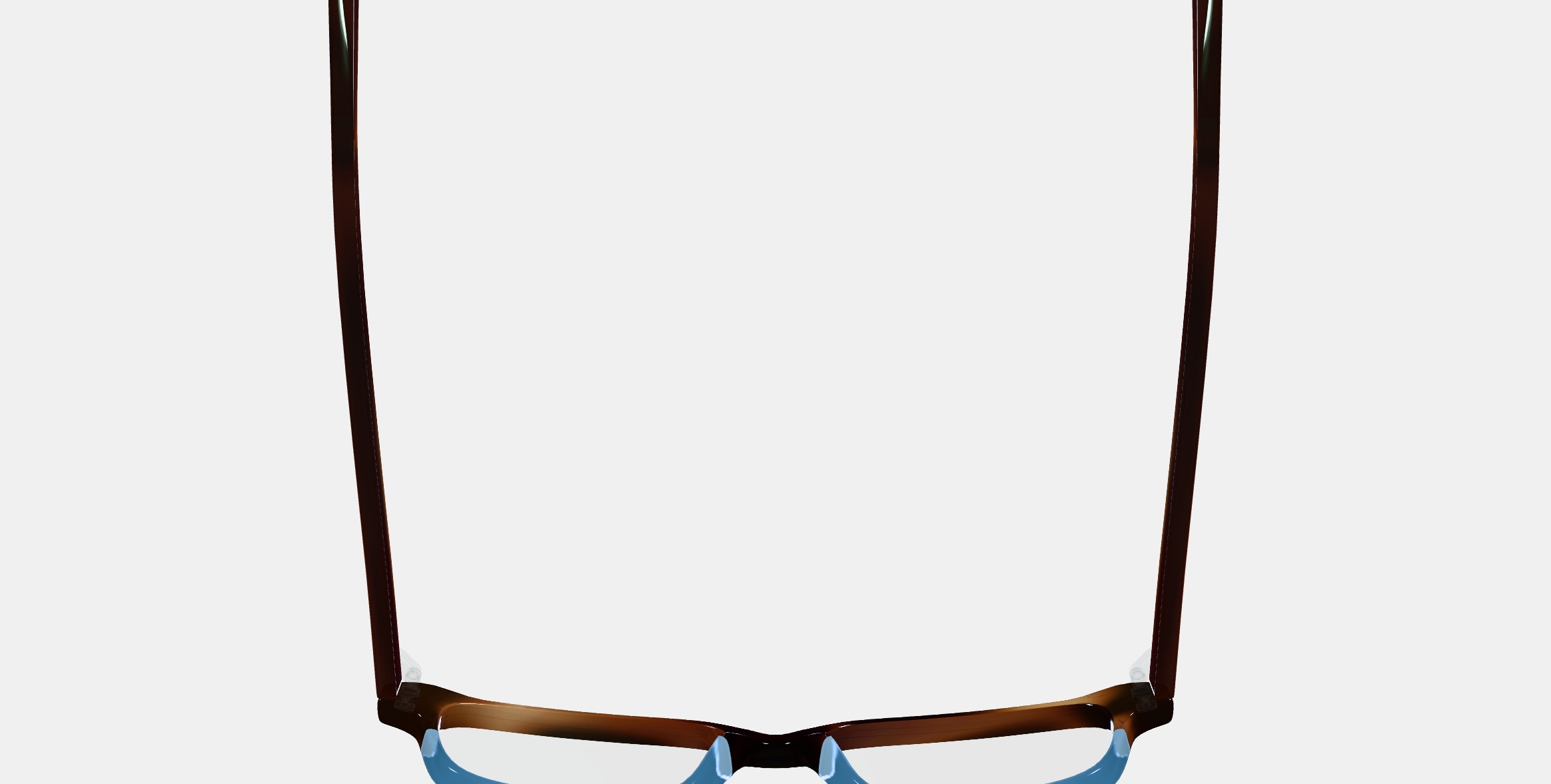 Crane Eyeglasses in Eastern Bluebird Fade 3D model_8