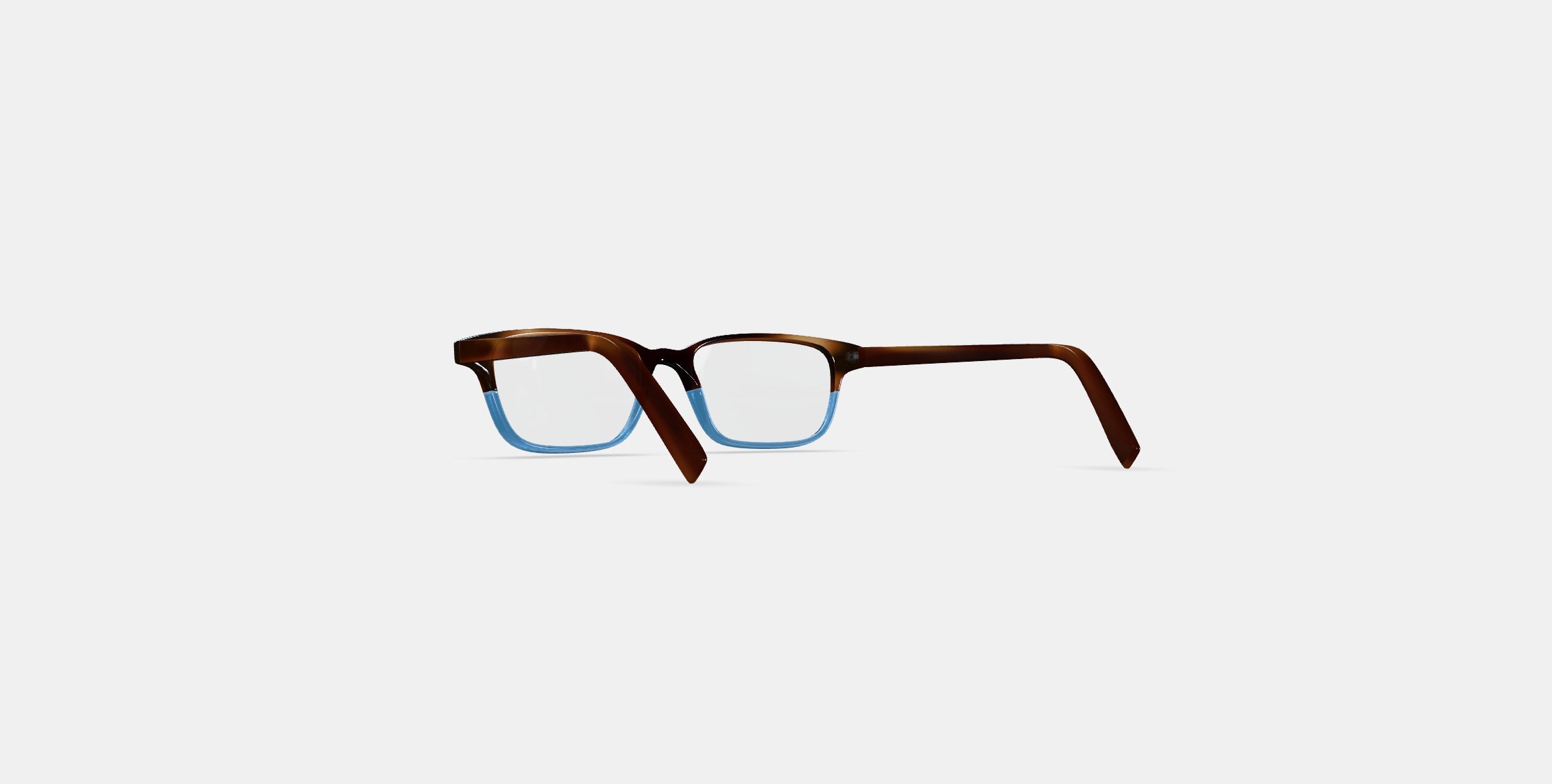 Crane Eyeglasses in Eastern Bluebird Fade 3D model_16